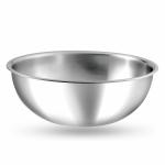 Vinod Platinum Triply Stainless Steel Extra Deep Tasla -1.8 litre, 20 cm | 2.5 mm Thick | Steel Kadai | Induction & Gas Friendly, Heavy Bottom