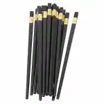 Hichaki Reusable Fiberglass Eco-Friendly Spiral Wheat Chopsticks Dishwasher Safe Easy to Hold Lightweight Non-Slip Chopstick, Gift Set (Pack of 2Pairs)
