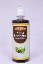 Shri Manav Herbal Ayurvedic Amla Bhringraj Herbal Hair Cleanser Shampoo, 500 Ml