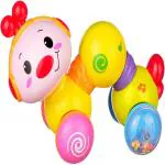 KTRS ENTERPRISE Crawling Toys for 1 Year Old Girls Gifts with Music & Light, Press & Go Baby Toys 12+ Months 1st Birthday Gifts for Girls Boys,Multicolor (Color May Vary).