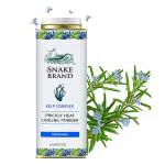 Snake Brand Prickly Heat Cooling Talcum Powder Refreshing Talc | For Heat & Rash Treatment | 280Gm