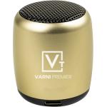 Varni 5 Hours Playtime Super Ultra Mini Boost 3 Watt Wireless Bluetooth Portable Speaker (Gold)