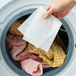 RK BROTHERS GROUP Cabilock 72pcs Anti-Cross-Dyeing Absorbing Film Washer Machine Cleaner Anti Dyed Cloth Clothes Loads Remover Laundry Supplies Grabber Color Savers Wash Cloth Color Protection White (Pack of 50 Pcs)