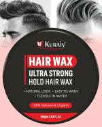 KURAIY Pure Unisex Temporary Modeling Gray Silver DIY Hair Color Wax Hair Mud Water Gel Hair Modelling Styling Products