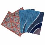 ROUSN Doormat for Bed Room/Living Room/ Out Door/ Kitchen Door/ Office Doormat /Cotton Doormat Set of 4 Piece Size- Width 40 cm X Length 60 cm