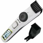 iBELL T3350 Cordless Rechargeable Trimmer, Moustache/Hair Clipper, 20 Settings, 45 Minutes Run Time, Fast Charging, Silver PD Alloy Motor, For Men, White