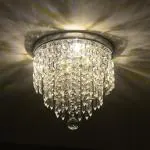 Crysta World White K9 Crystal Chandelier