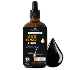 Nature Glow Herbal Anti Frizz Hair Serum - Smoothing Elixir for Silky, Frizz-Free Tresses | For All Hair Types | Paraben-Free Formula-30ml