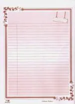 Lakeer A4 Project Sheets , (Brown Color) 100 pcs Project Paper/Assignment Sheets/Loose Leaf Filler Paper Eco-friendly One Side Ruled Punched Paper with Index Page for Students, Schools & College Supplies