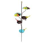 Wonderland Multicolor Metal Plant Stake - 35.5 x 14.0 cms