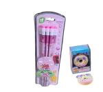 Jellify Multicolor Wood, Thermoplastic Rubber Combo Of Unicorn Stationery Hb Pencils Set With Pencil Cap Sharpener With Donut Eraser For Kids (Set Of 14)