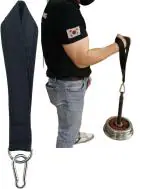 LEOSPORTZ Arm Wrestling Equipment - Arm Wrestling Competition Match Training Belt | Weight Lifting Belt for Arm Exerciser | Arm Wrestler (Black)