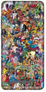 instyler Gionee F103 Pro Matte Vinyl Cartoon Printed Mobile Skin Sticker with Scratch Resistant Lamination