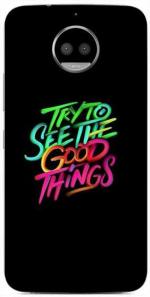 aadia Motorola Moto G5s Plus Matte Vinyl Quotes Printed Mobile Skin Sticker with Scratch Resistant Lamination