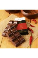 Jus' Trufs Artisanal Sea Salt and Chilli Chocolate Bar (40g, Pack of 2)