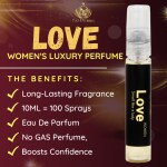 Europa Products LOVE Pocket Perfume Spray for Women | perfume for women | deo | deodrant | scent | attar | itra | perfume gift pack | perfumes | perfume | bodyspray