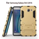 Heartly Samsung Galaxy On5 Polycarbonate Gold Back Case Cover