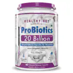 HealthyHey Nutrition Probiotic Supplement 20 Billion CFU with Delayed Release Supplement 60 Capsules