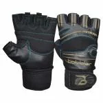 Babbler Mitsuko Gym Gloves , Fitness Gloves with Wrist Support (Large)
