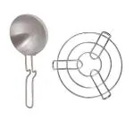 Urban Buy Aluminium Tadka Pan With Stainless Steel Kadai | Cooker Stand and Multicolour, Pack of 2