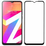 Knotyy Tempered Glass Screen Protector for Lava Z3 with Edge to Edge Coverage (Black, Pack of 1)