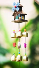 Buyab Factory Multicolor Aluminium Windchime Protect From Nagetive Energy Vastu.M-1079 - 17 Inch