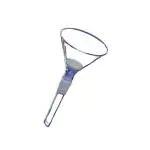 ABGILBOROSILICATE GLASS SINTERED GLASS CONICAL FUNNEL WITH STANDARD JOINT. CAPACITY 20ML. GRADE -1 (G-1). ONE UNIT