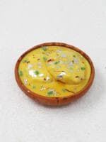 atorakushon Soy Wax Rasmalai Delight Candle Luxury Scented Handmade Mithai Candle Ideal for Diwali Gifting Home Decoretion Spa & Aromatherapy Pack of 1