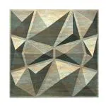 Kayra Decor Diamond 3D PVC Wall Panels - Thunder Black Color Diamond Design - (19.7 x 19.7, 53.9 Sq. ft. (Pack of 20)