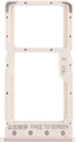 PURPLESAVVY Gold Plastic Sim Card Tray For Xiaomi Redmi 6, Redmi 6A