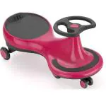 Pandaoriginals Black And Pink Plastic Non Electric Smooth Ride Plasma Car