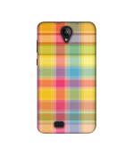 Casotec Colored Stripes Pattern Design Printed Silicon Soft TPU Back Case Cover for Swipe Konnect Plus