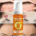 KURAIY VITAMIN C NEW Facial Cleanser Oil Control Foaming Cream Hydrating Oil Free Foaming Face Wash For Sensitive Oily Dry Skin Unisex Use