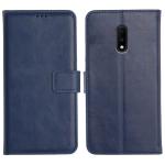 Profov OnePlus 7 Flip Cover Case | 360 Protection | Inbuilt Stand & Pockets | Wallet Style Leather Flip Back Cover Case for OnePlus 7 (Blue)