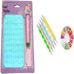 Royalkart Nail Art Combo Kit With 2pcs Small Stamping Image Plates