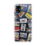 Emble Label CASSETTE AESTHETIC Soft Silicone Case For Samsung Galaxy M51 ( TPU | Soft , Samsung Galaxy M51 | Multicolor )