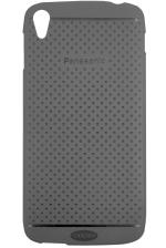 Vakibo Panasonic Eluga Switch Black Rubber, Silicon Grip Case Back Cover