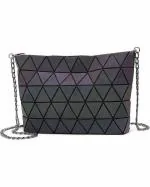 ADWIN Black Sling Bag uneek multicolor slin bag ( Triangle ) ()