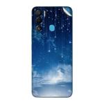 GADGETSWRAP Printed Vinyl Skin Sticker for Tecno Pova Neo - Sky Moonlight Nature Night Stars Clouds