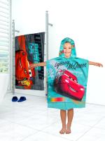 Athom Living Disney Cars Kids Hooded & Bath Towel Combo 60x120 cm