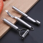 Tallin Stainless Steel Vegetable Peeler Set Multifunctional Fruit with Apple Corer 3pcs/Set
