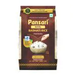 Pansari Royal Best Quality Basmati Rice , Great Taste and Mesmerizing Aroma | Long Grain, Naturally Aged( 2-Years) with Fortified | Basmati Rice, Biryani Rice, Pulao Rice - 1Kg
