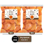 Nuts Vakil 2 kg Apricots | Khubani Dry Fruits Pack of 2 (1kg+ 1kg)