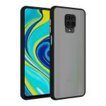 Lejaao Redmi Note 9 Pro Smoke Black Plastic Mobile Back Cover (16 x 7.5 x 0.9 cm)