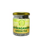 Nature Vature Ashwagandha Tea - Calming Blend with Ashwagandha Roots, Tulsi, and Green Tea | Stress Relief and Immune Support (Quantity: 2 x 50gm)