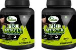 Inlazer Pro Muscle Weight Gain Powder _Weight Gainer with Enzyme Blend, Protein Powder Weight Gainers/Mass Gainers (400 g, No Flavour)