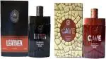 DSP Cave And Leather Eau De Parfum For Men And Women - 200 ml, 2 Pc