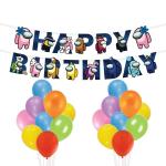 Festiko Game Birthday Party Supplies And Decorations (51 Pcs), Party Supplies For Kids Party Decorations, Birthday Decorations For Kids Happy Birthday Banner, Party Balloons