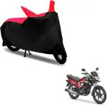 RONISH Two Wheeler Cover for Honda (Dream Yuga, Black, Red) RNBBC_BKRD_Dream YugaBBBCC_6788