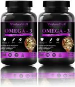 Naturewell Flaxseed Extract Capsules Omega 3, 60 Capsules Each (Pack Of 2)